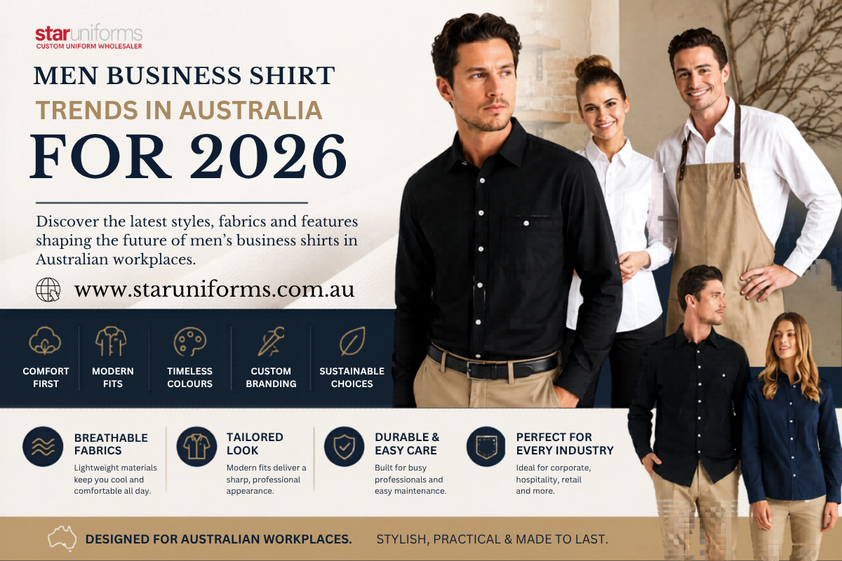 Men Business Shirt Trends in Australia for 2026 | Professional Style ...