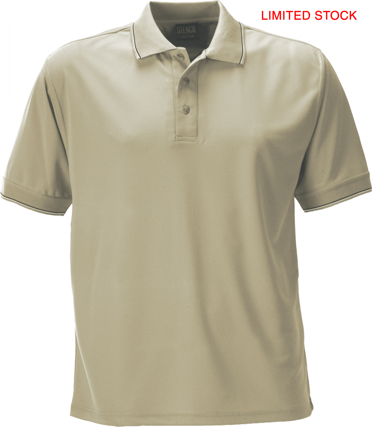 Stencil- Men's Lightweight C/D Polo (1010D)