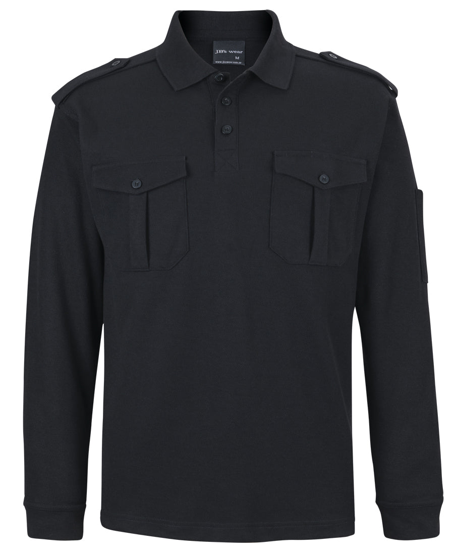 Jb's Wear - L/S 250 Epaulette Polo - 210EL