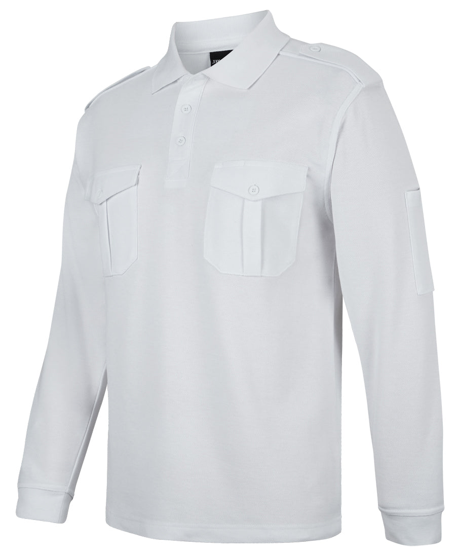 Jb's Wear - L/S 250 Epaulette Polo - 210EL