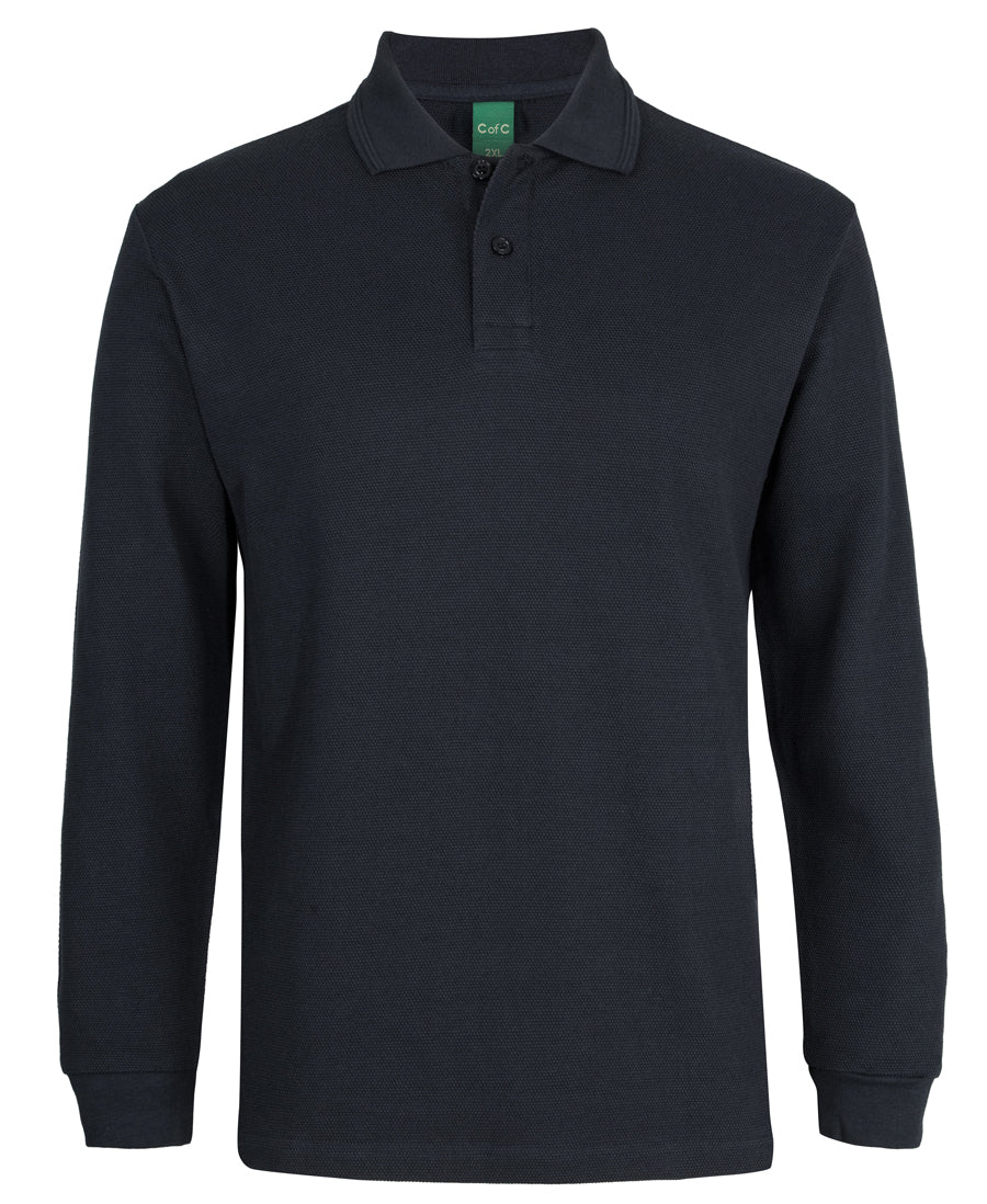 Jb's Wear - C Of C 320G L/S Popcorn Cotton Polo - 2PCL