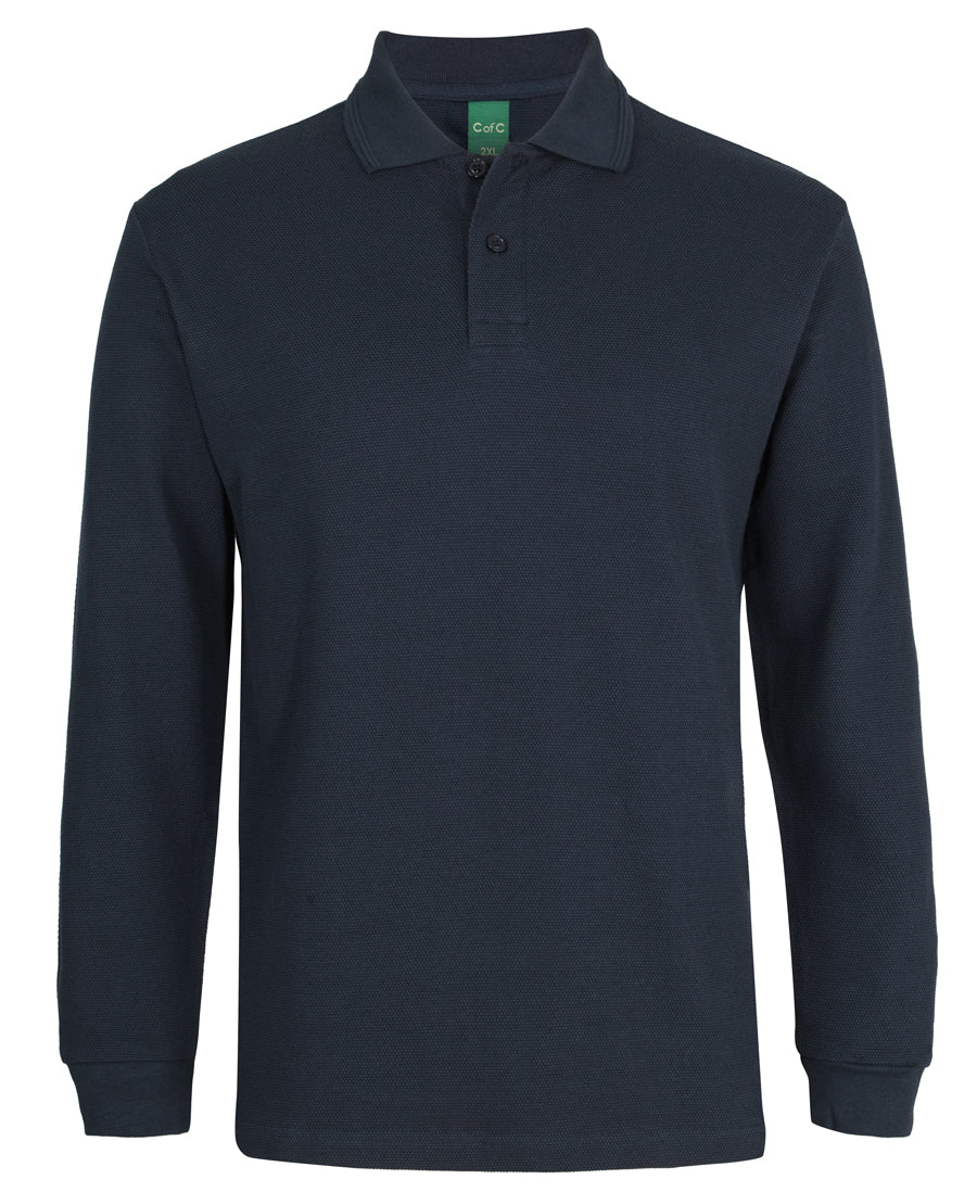 Jb's Wear - C Of C 320G L/S Popcorn Cotton Polo - 2PCL