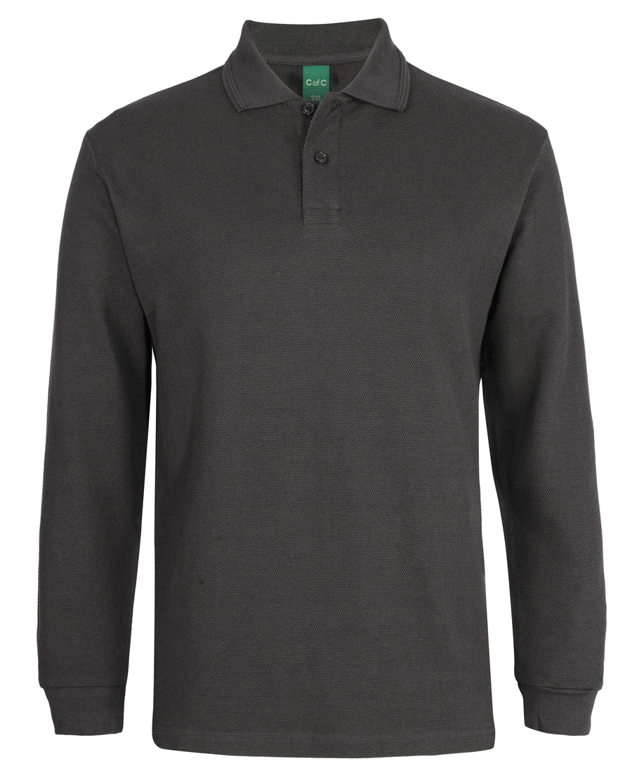 Jb's Wear - C Of C 320G L/S Popcorn Cotton Polo - 2PCL