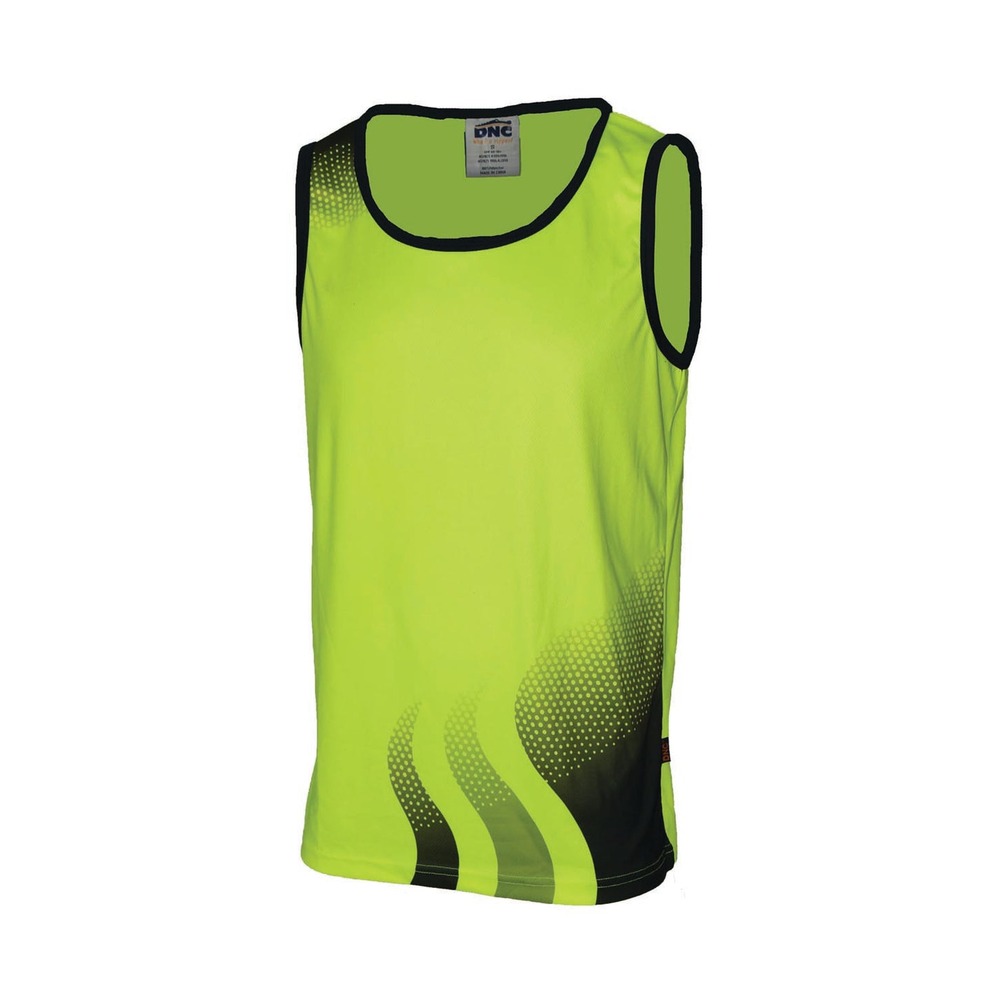 DNC - Wave Hivis Sublimated Singlet - 3561