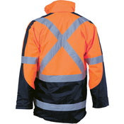 DNC - HiVis Cross Back 2 Tone D/N “6 in 1” Contrast Jacket (Outer Jacket and Inner Vest can be sold separ 3998