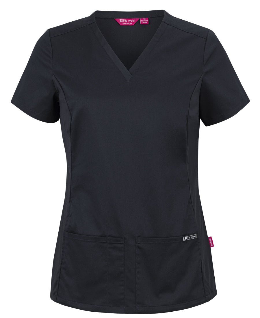 Jb's Wear - Ladies Premium Stretch Panel Scrub Top - 4SUT1
