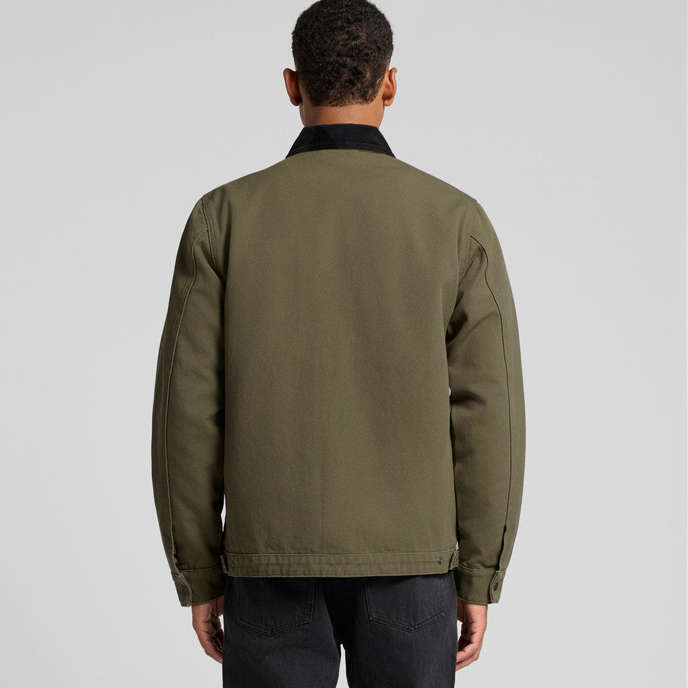 As Colour - Canvas Cord Collar Jacket - 5533