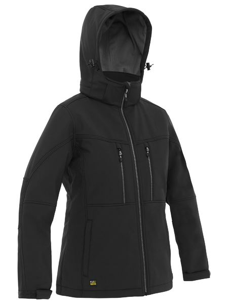 Bisley - Women's Flx & Move™ Hooded Soft Shell Jacket -BJL6570