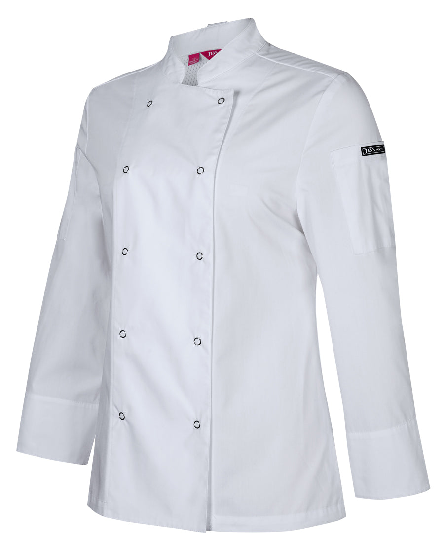 JB's Wear - Ladies L/S Snap Button Chefs Jacket - 5CJL1