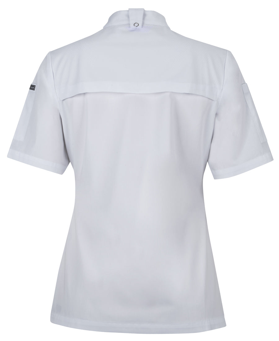 JB's Wear - Ladies S/S Snap Button Chef Jacket - 5CJS1