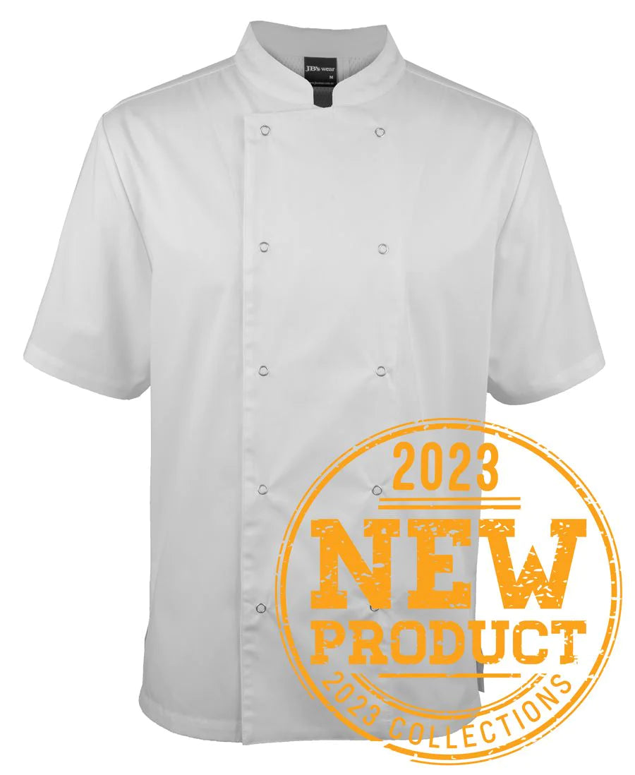JB's Wear - S/S Snap Button Chefs Jacket - 5CJS
