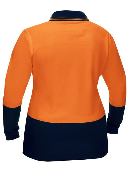 Bisley - Women's Hi Vis V-neck Polo - BKL6234