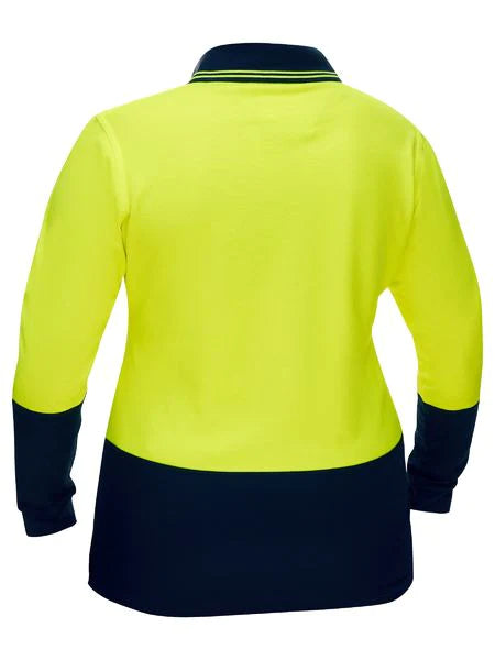Bisley - Women's Hi Vis V-neck Polo - BKL6234