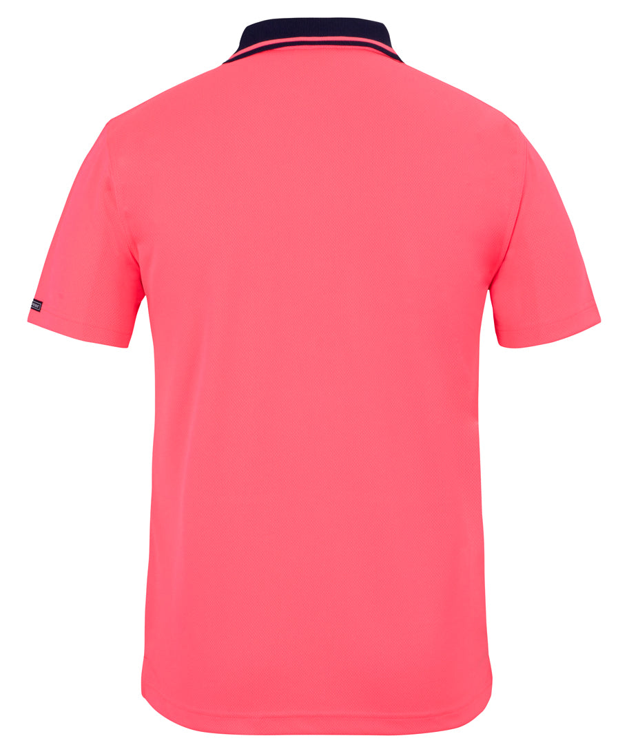 Jb'S Wear Adults And Kids Hi Vis Non Cuff Traditional Polo 6HVNC-A