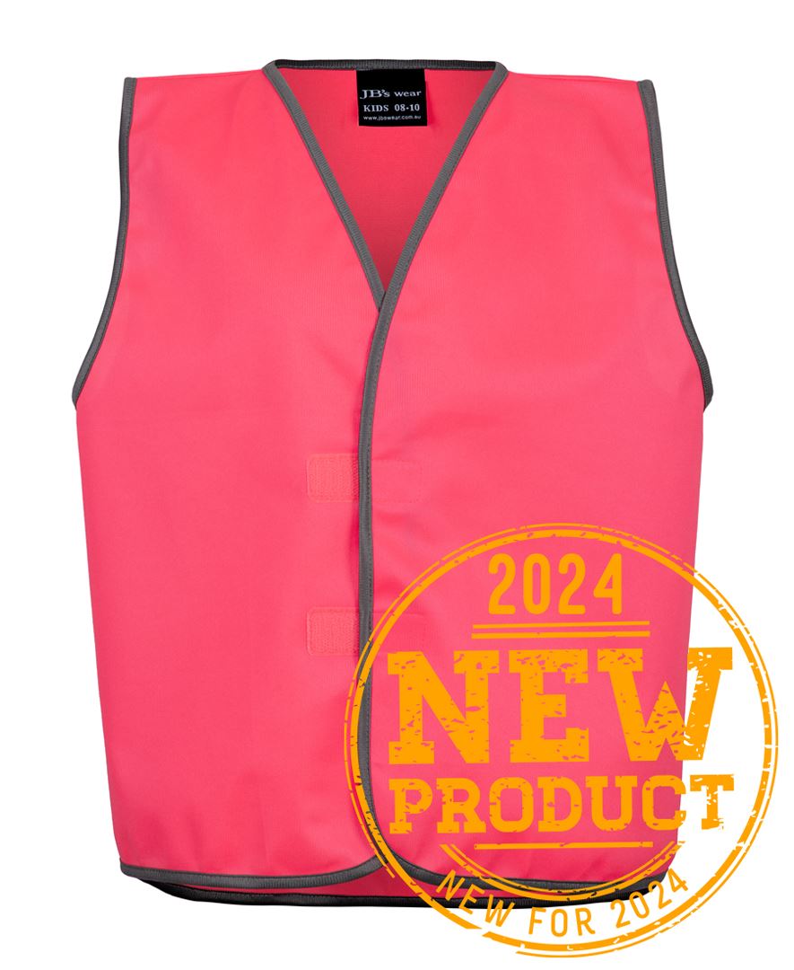 Jb'S Wear Kids Hi Vis Safety Vest 6HVSU