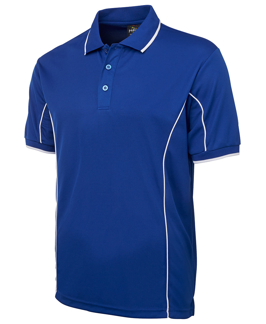 Jb'S Adults Podium Short Sleeve Piping Polo-1st-7PIP