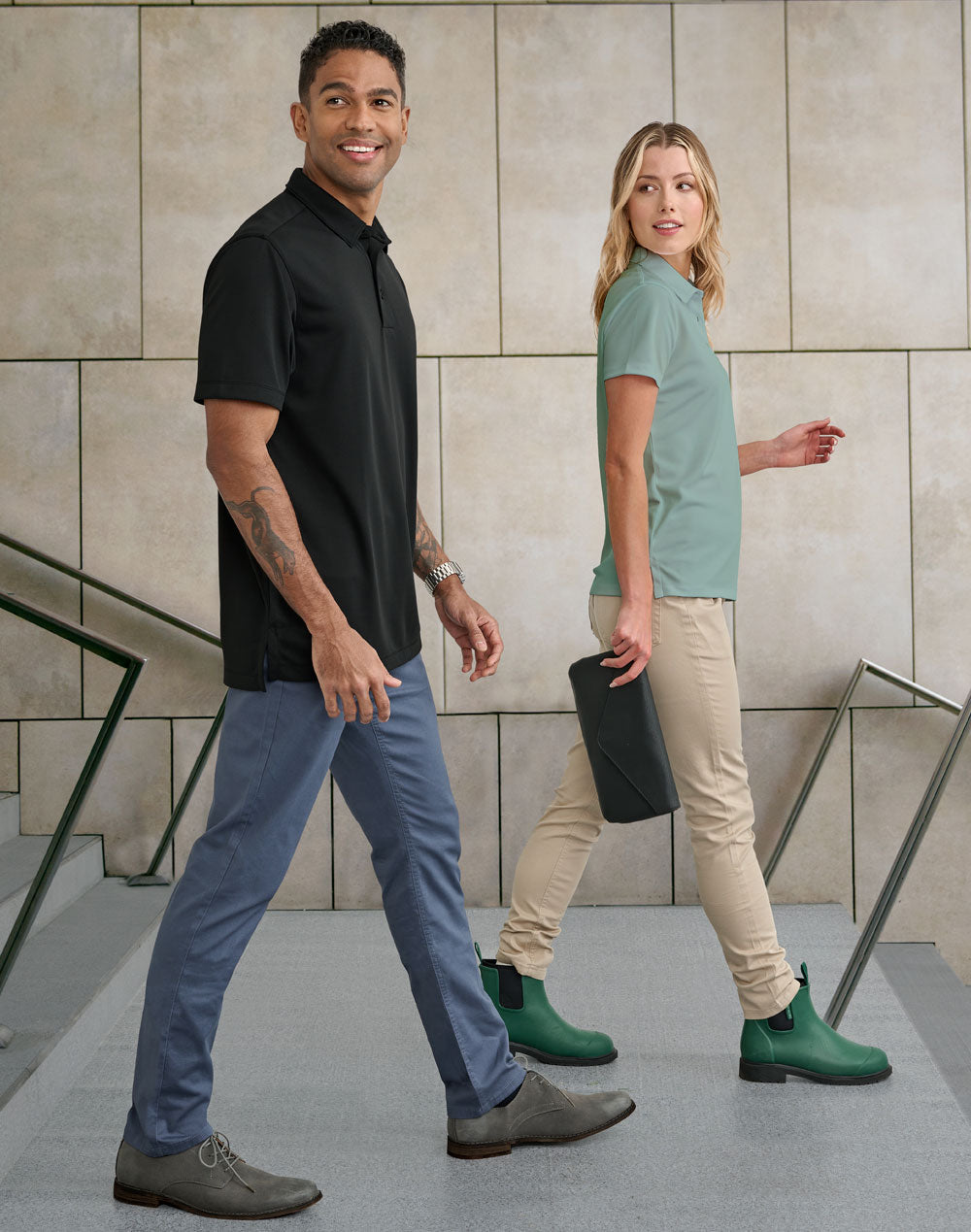 Winning Spirit -Ladies's Jean Style Flexi Chino Pnats - M9392