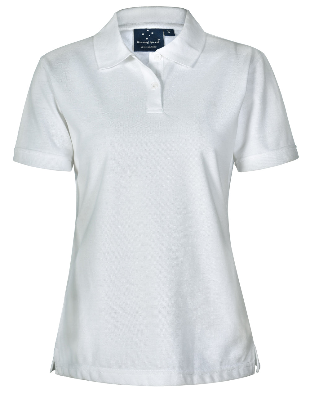 Winning Spirit-Ladies' Tight Pique Knit Short Sleeve Polo-PS23