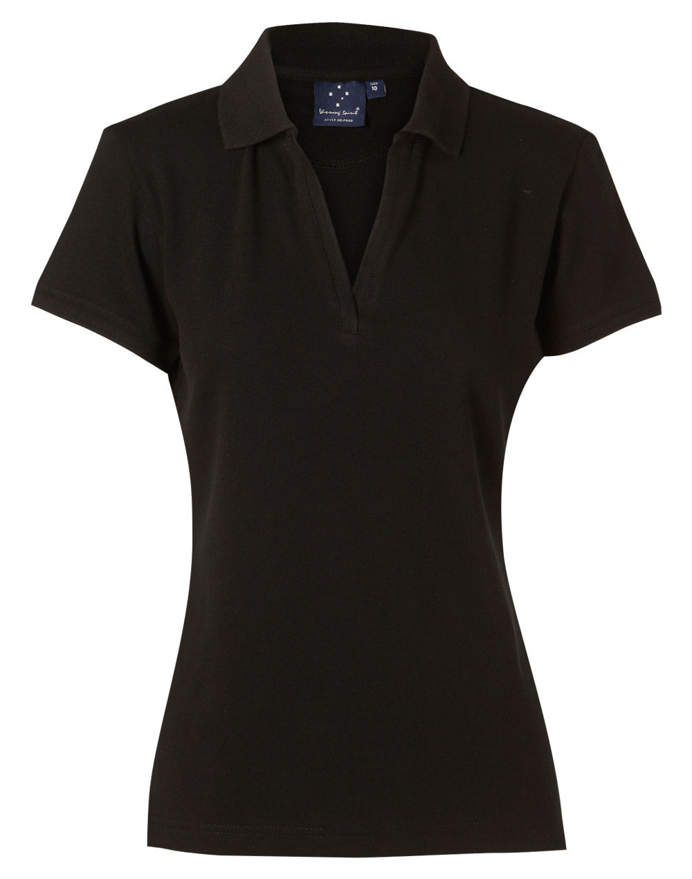 Winning Spirit-Ladies' Short Sleeve Cotton/Elastane Polo-PS40-1st