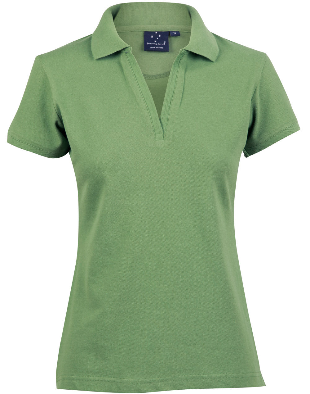 Winning Spirit-Ladies' Short Sleeve Cotton/Elastane Polo-PS40-1st
