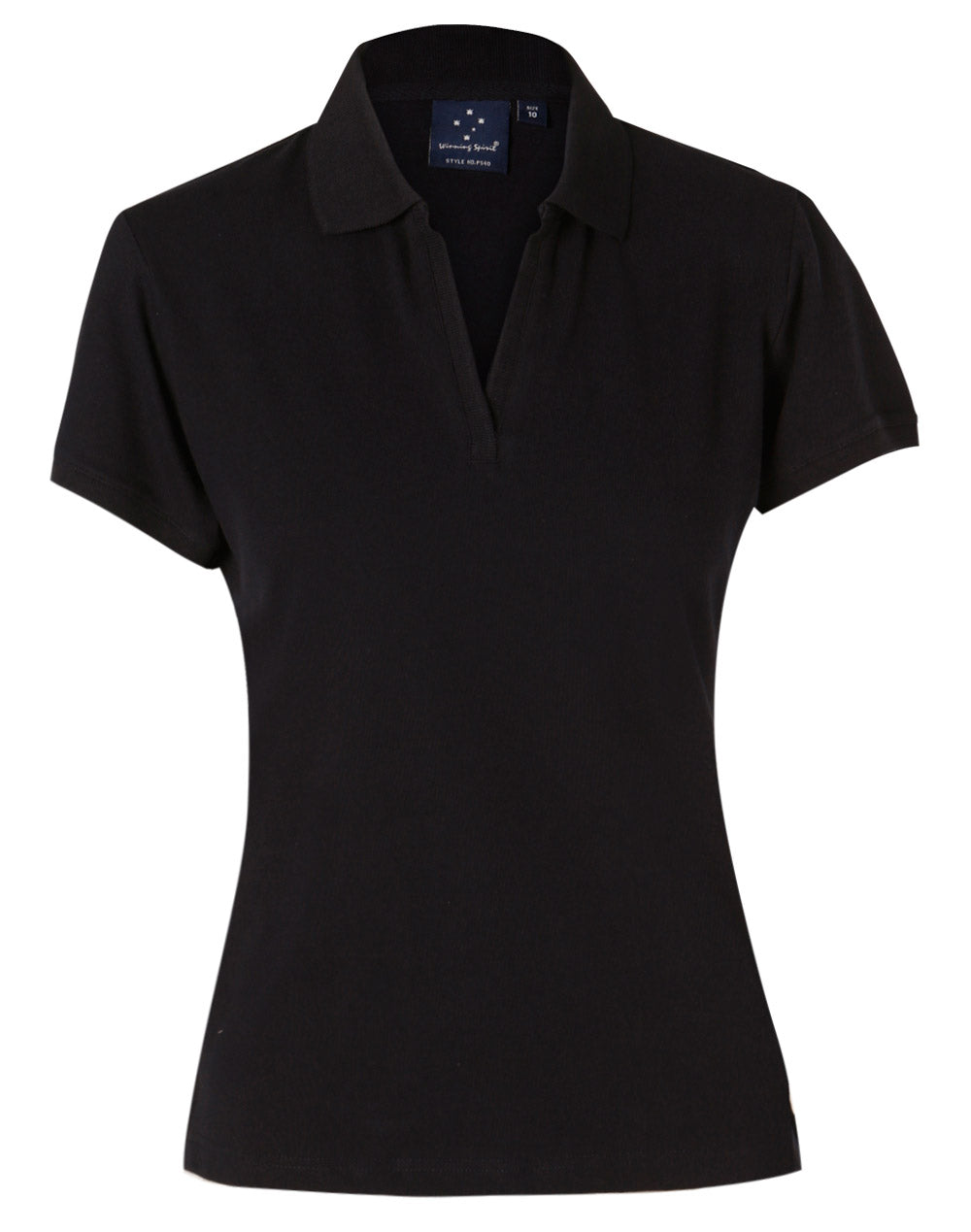 Winning Spirit-Ladies' Short Sleeve Cotton/Elastane Polo-PS40-1st