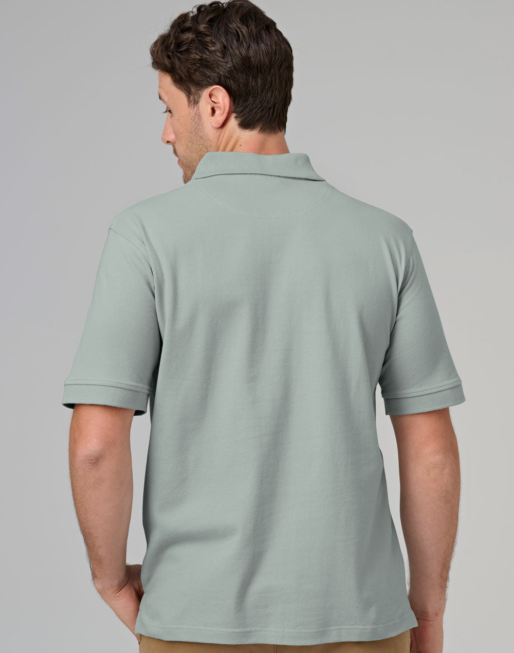 Winning Spirit -Men's Cotton Stretch Short Sleeve Polo-PS55 - 1st