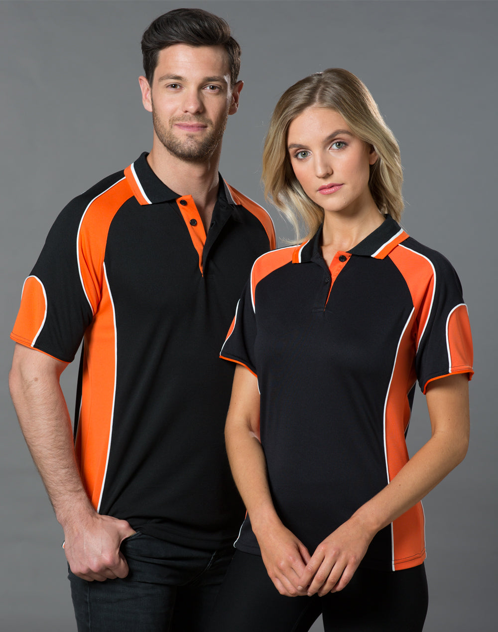 Winning Spirit -Ladies' CoolDry® Contrast Polo with Sleeve Panels-PS62-1st
