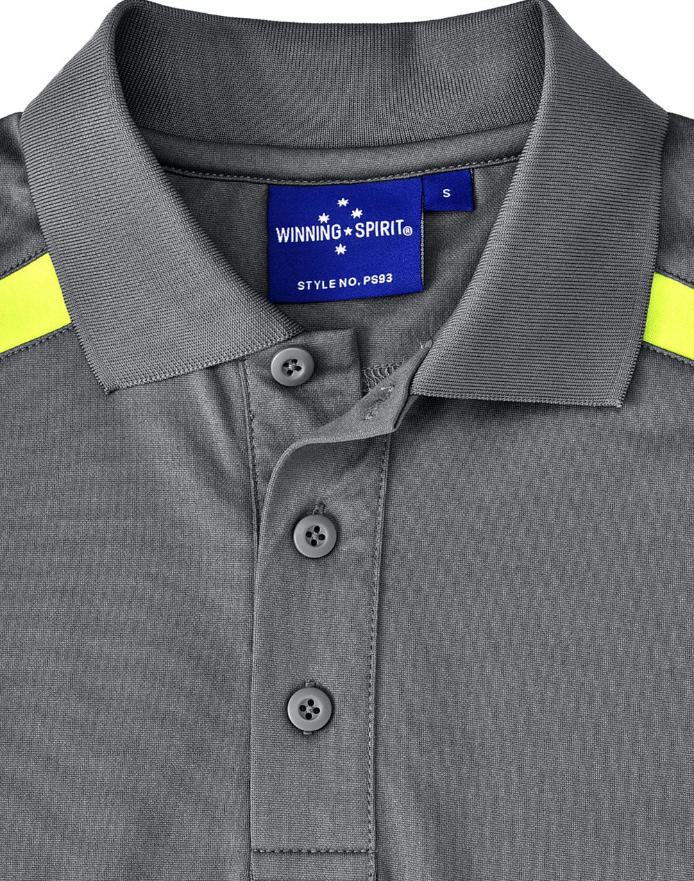 Winning Spirit - Mens Sustainable Poly/Cotton Contrast SS Polo - PS93 - 1st
