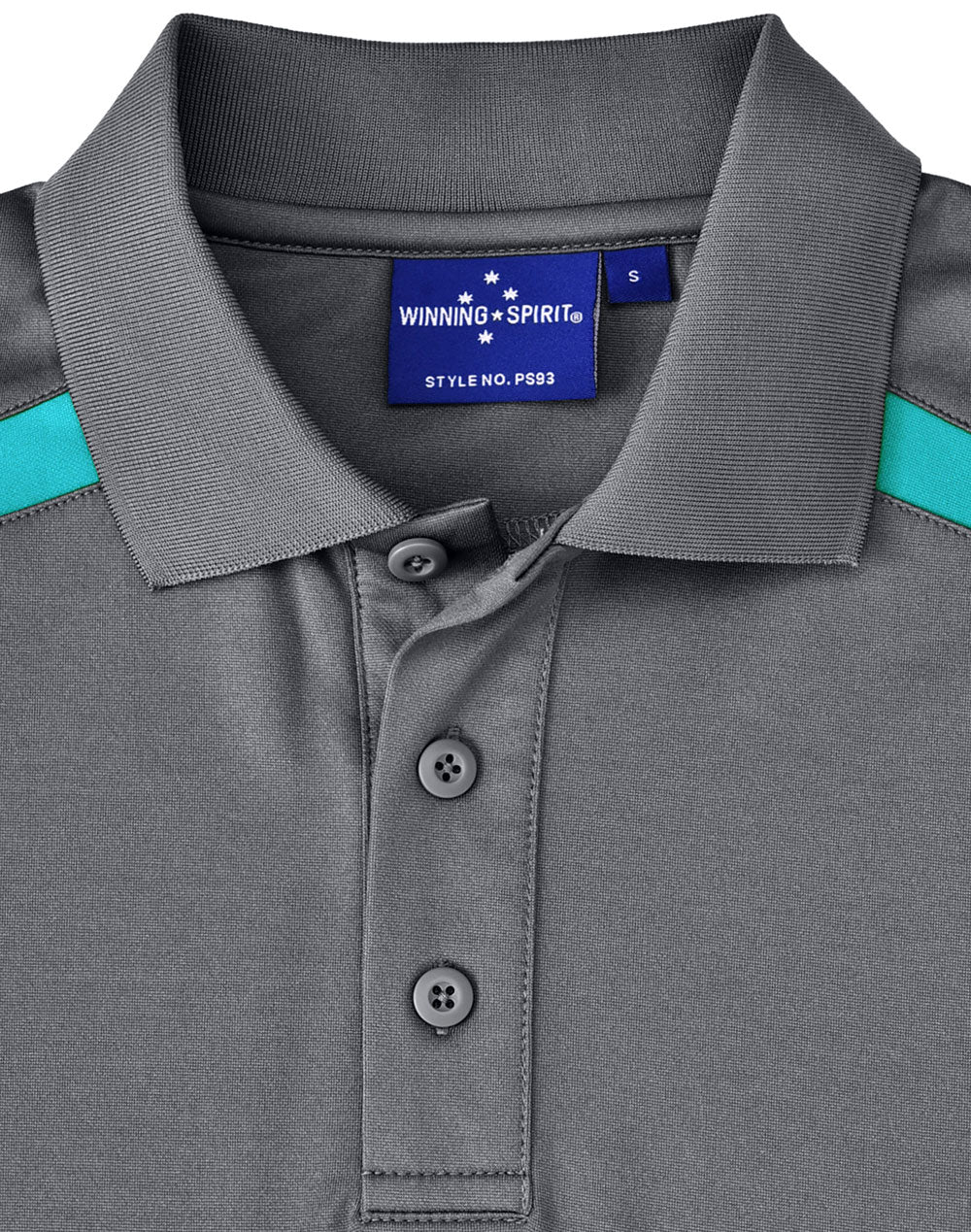 Winning Spirit - Mens Sustainable Poly/Cotton Contrast SS Polo - PS93 - 1st