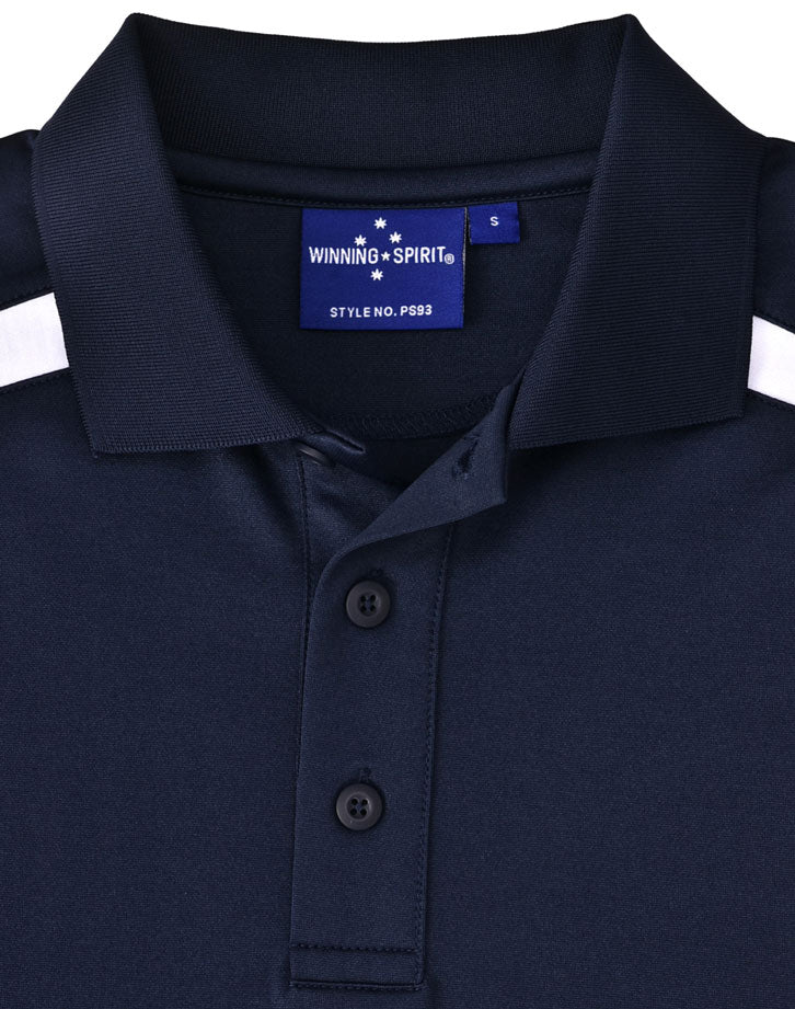 Winning Spirit - Mens Sustainable Poly/Cotton Contrast SS Polo - PS93 - 1st