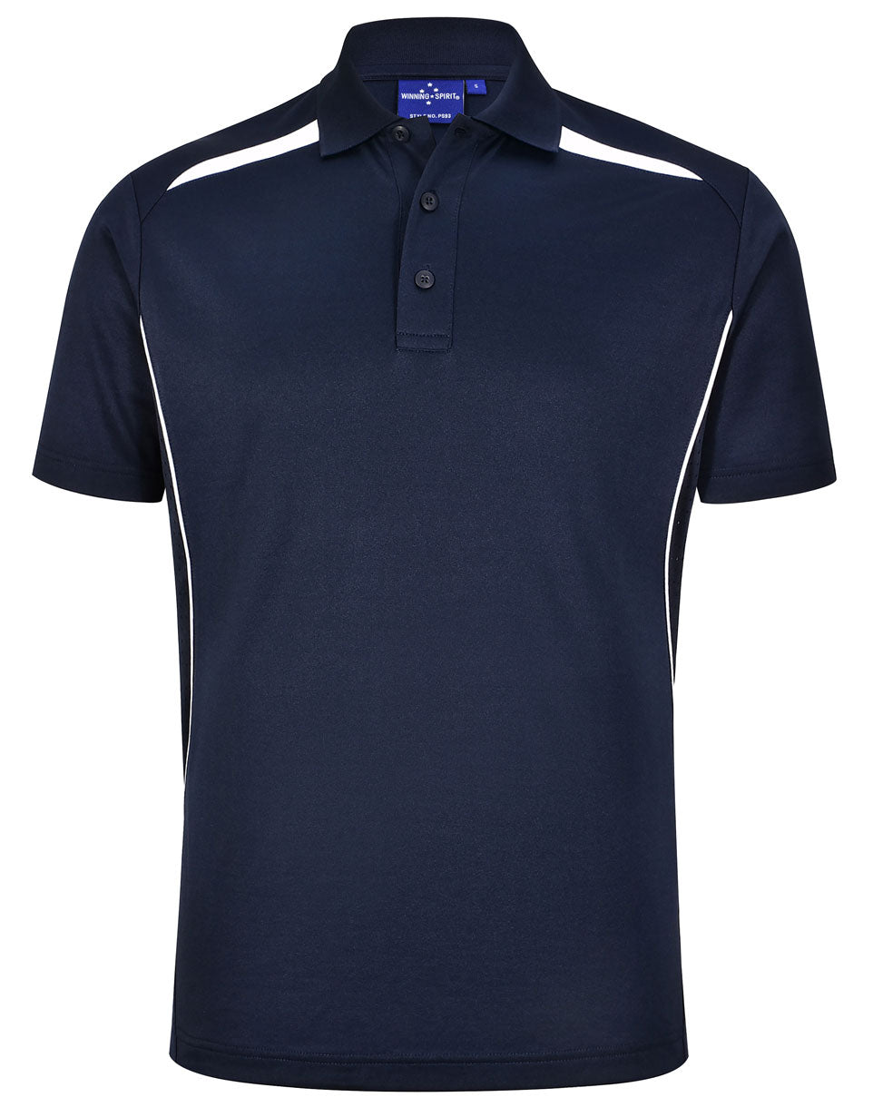 Winning Spirit - Mens Sustainable Poly/Cotton Contrast SS Polo - PS93 - 1st