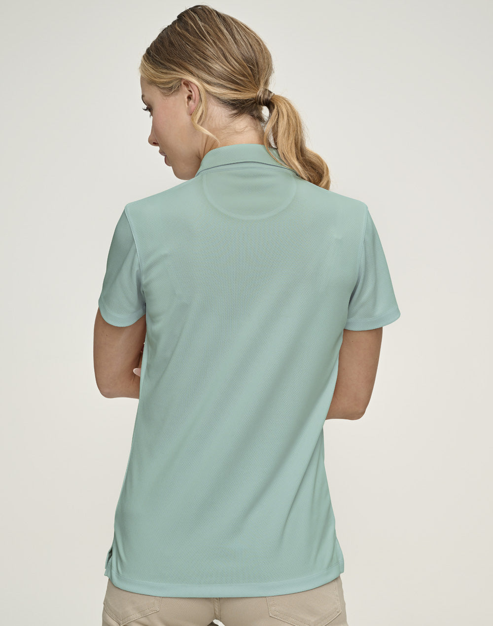 Winning Spirit - Ladies Sustainable Jacquard Knit Polo - PS96