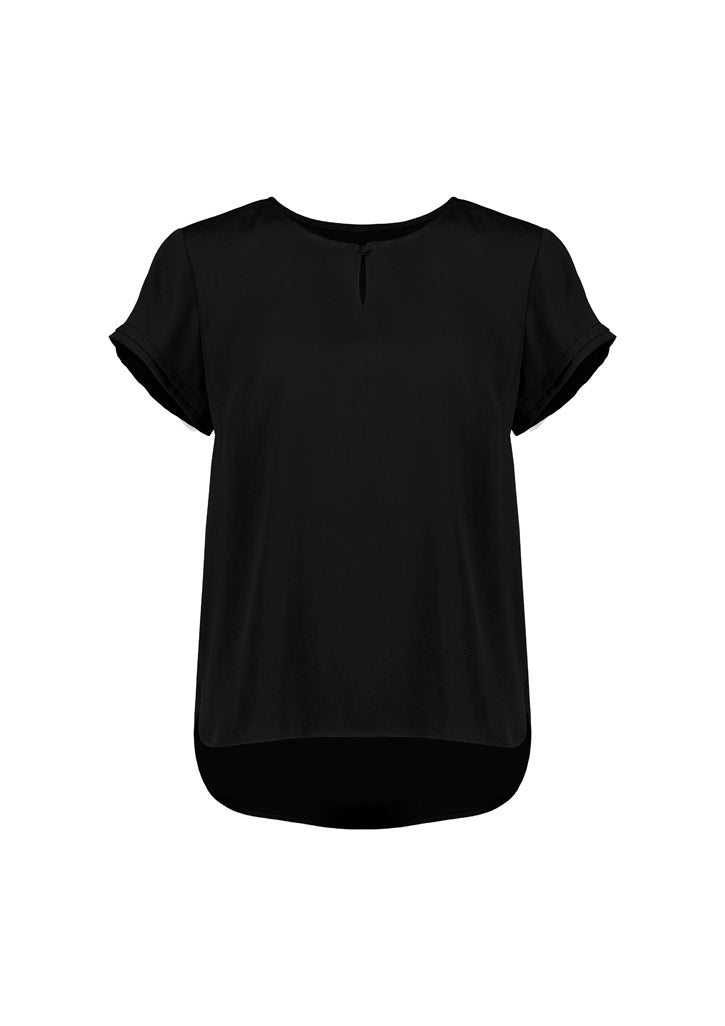 Biz Corporates - Womens Evelyn Short Sleeve Blouse - RU569LS