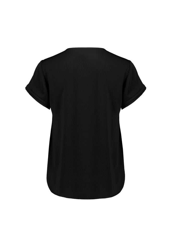 Biz Corporates - Womens Evelyn Short Sleeve Blouse - RU569LS