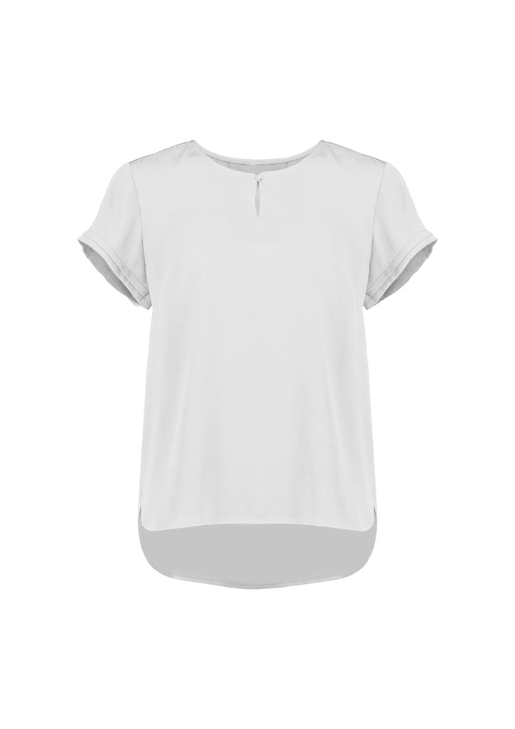 Biz Corporates - Womens Evelyn Short Sleeve Blouse - RU569LS