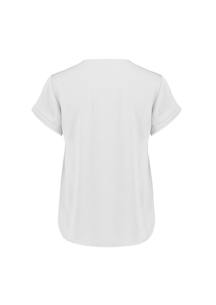 Biz Corporates - Womens Evelyn Short Sleeve Blouse - RU569LS