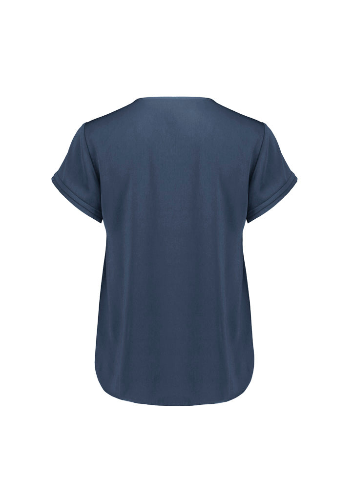 Biz Corporates - Womens Evelyn Short Sleeve Blouse - RU569LS