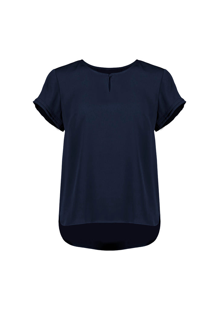 Biz Corporates - Womens Evelyn Short Sleeve Blouse - RU569LS
