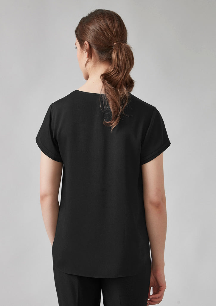Biz Corporates - Womens Evelyn Short Sleeve Blouse - RU569LS