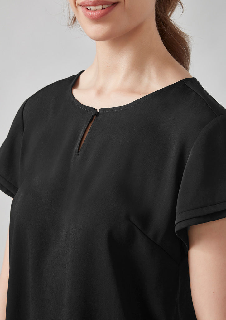 Biz Corporates - Womens Evelyn Short Sleeve Blouse - RU569LS