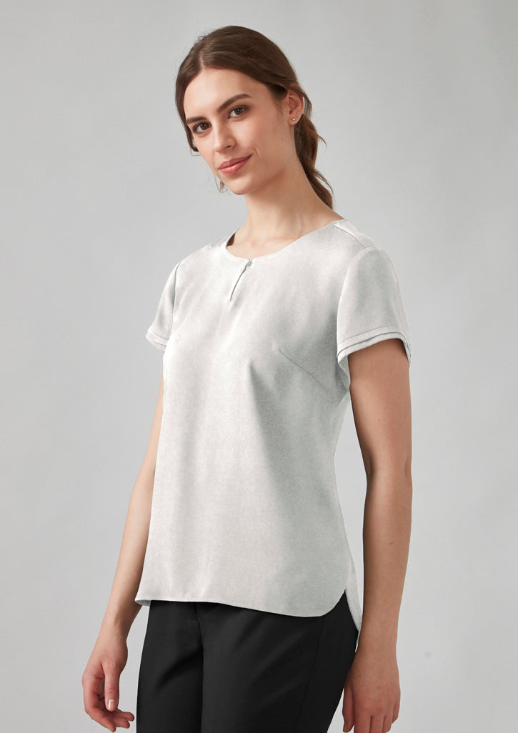 Biz Corporates - Womens Evelyn Short Sleeve Blouse - RU569LS