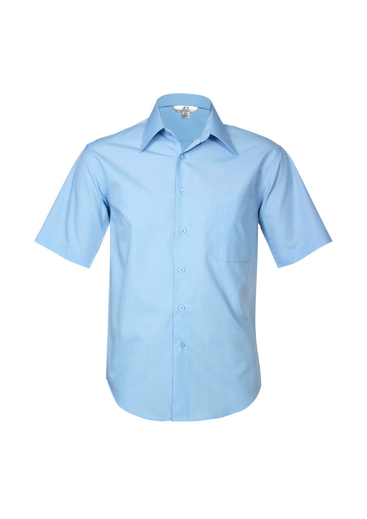 Biz Collection Mens Metro Short Sleeve Shirt-SH715