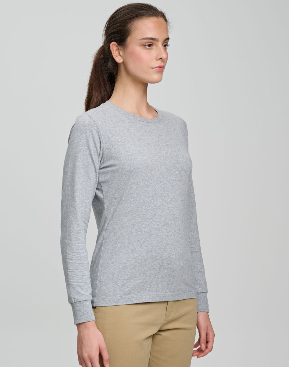 Winning Spirit - Ladies Premium Cotton Face L/S Tee - TS48