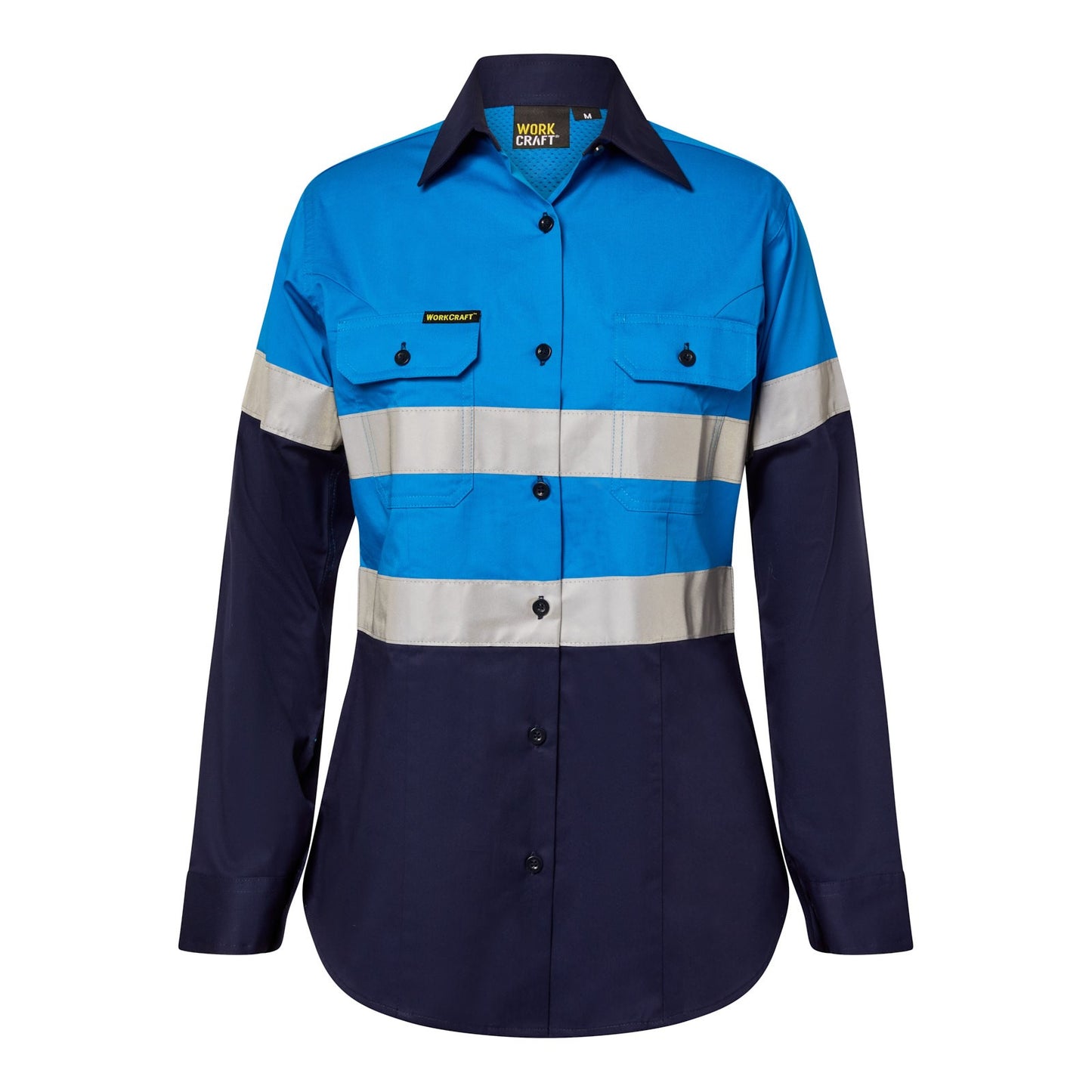WORKCRAFT WSL503 Ladies Hi Vis 2 Tone Shirt Ref
