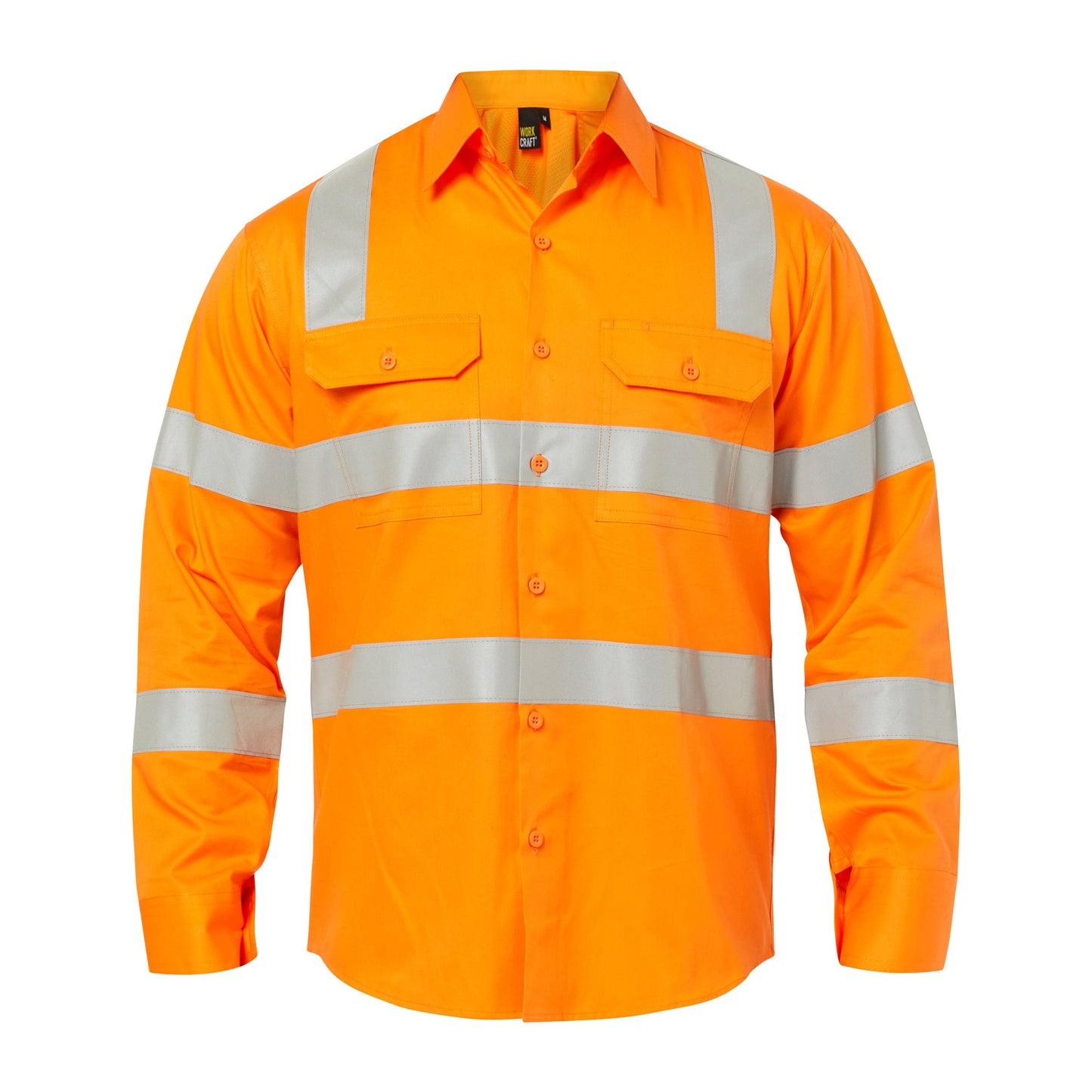 Workcraft - Hi Vis Light Ivc Rail Shirt-L/S - WS6011