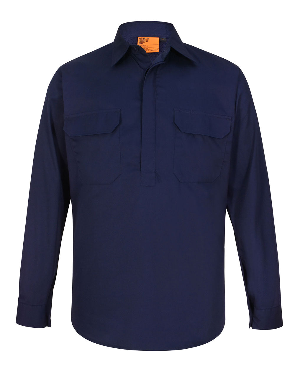 Winning Spirit - Unisex Cool Breeze Closed Front LS Work Shirt - WT12