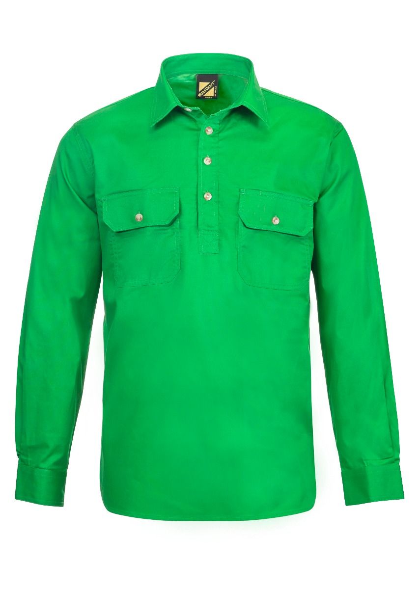 NCC APPAREL WS3029 Half Placket Full Col Sht - Star Uniforms Australia