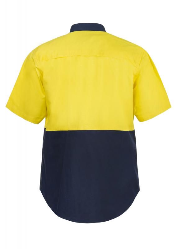 NCC APPAREL WS4248 Cotton S/S SHIRT W Mesh Insert - Star Uniforms Australia