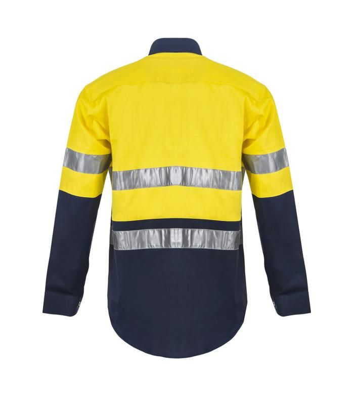 WORKCRAFT WS6030 Cotton Shirt With CSR Tape - Star Uniforms Australia