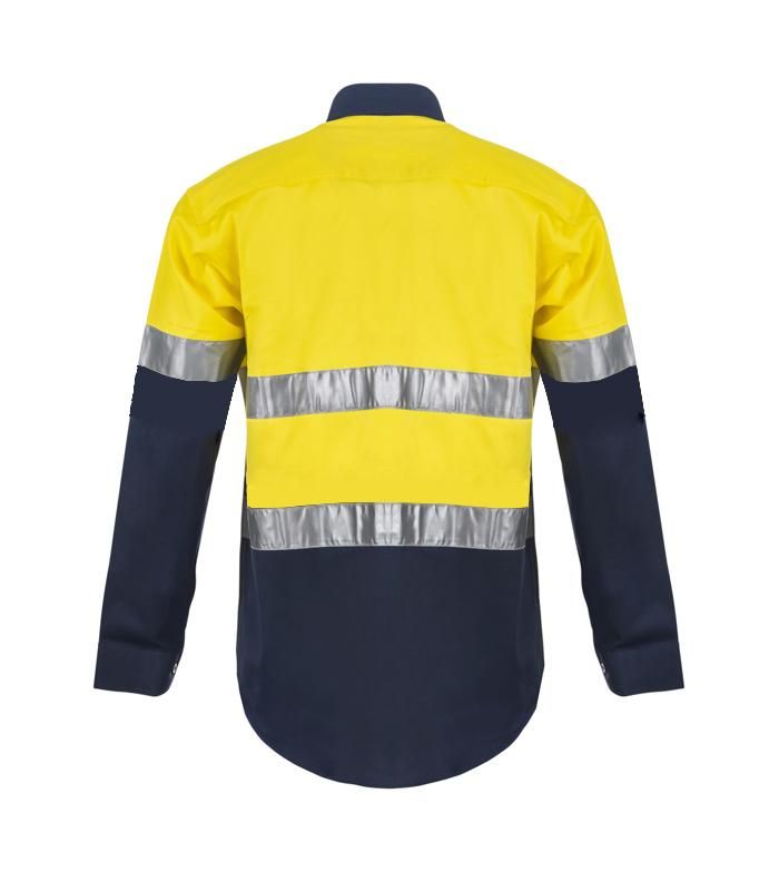 WORKCRAFT WS6032 2Tone Half PLKET SHT W Vented - Star Uniforms Australia